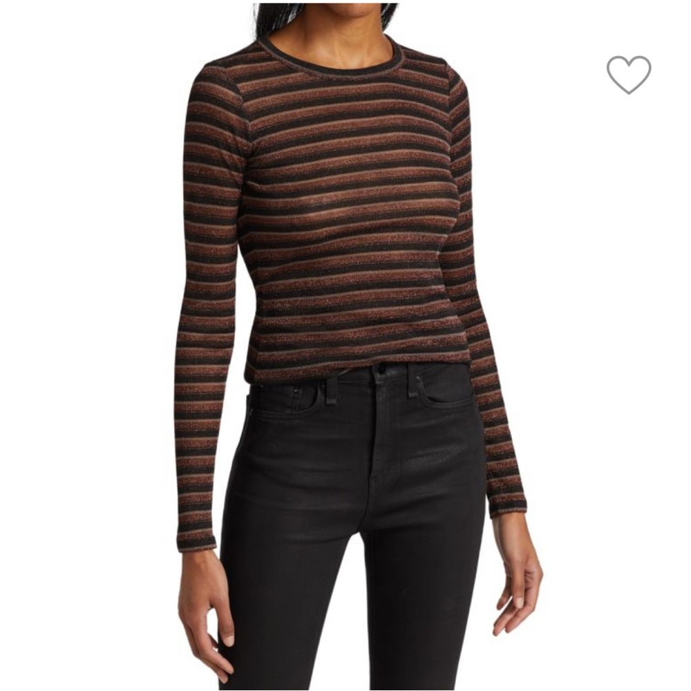 Rag & Bone sheer striped long sleeve
